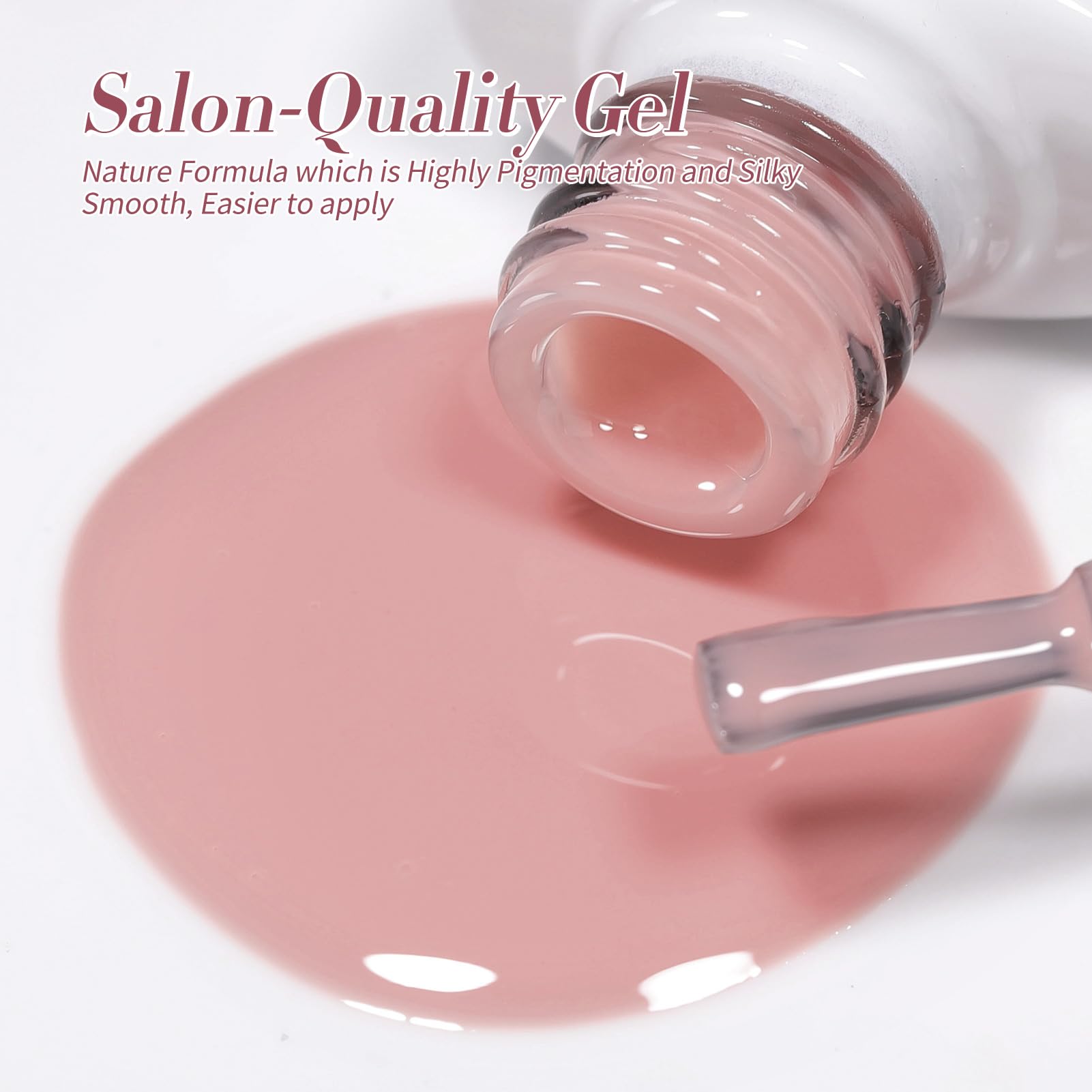Born Pretty gel polish kit contents with six 7ml bottles and tools