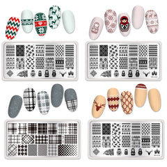 Born Pretty leaves pattern stamping plate for nature-inspired accents