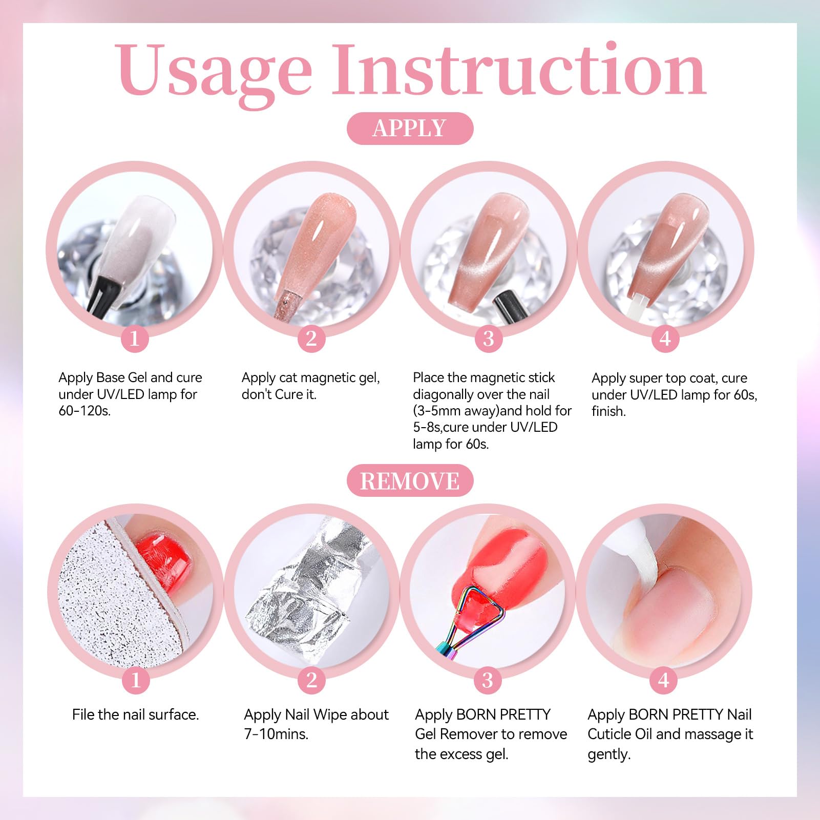 Born Pretty long-lasting gel polish designed for up to 21 days with proper prep.