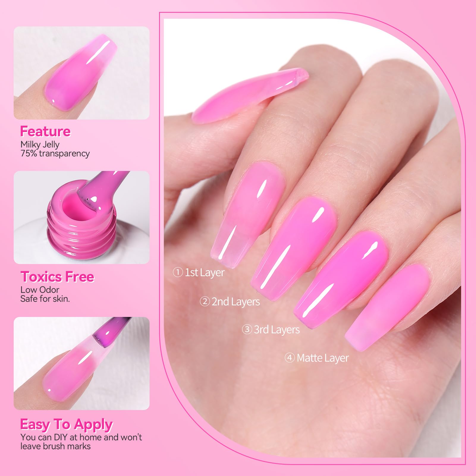 Born Pretty low-odor formula supports comfortable at-home nail care