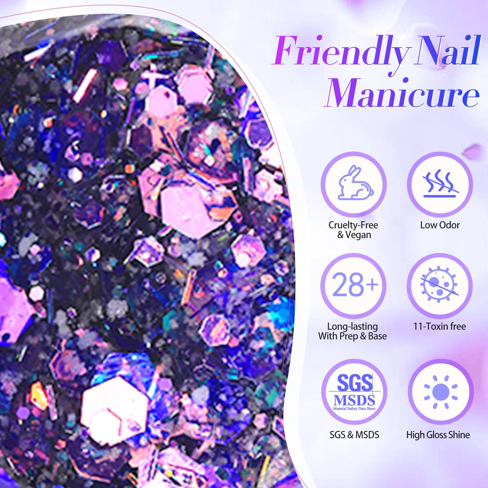 Born Pretty low-odor gel polish reduces strong scent during use