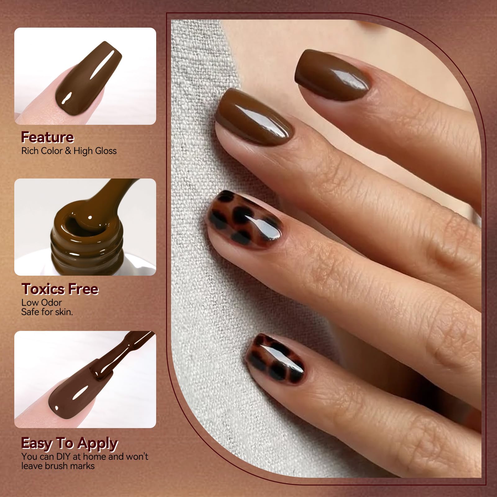 Born Pretty low-odor healthy gel polish for comfortable use.