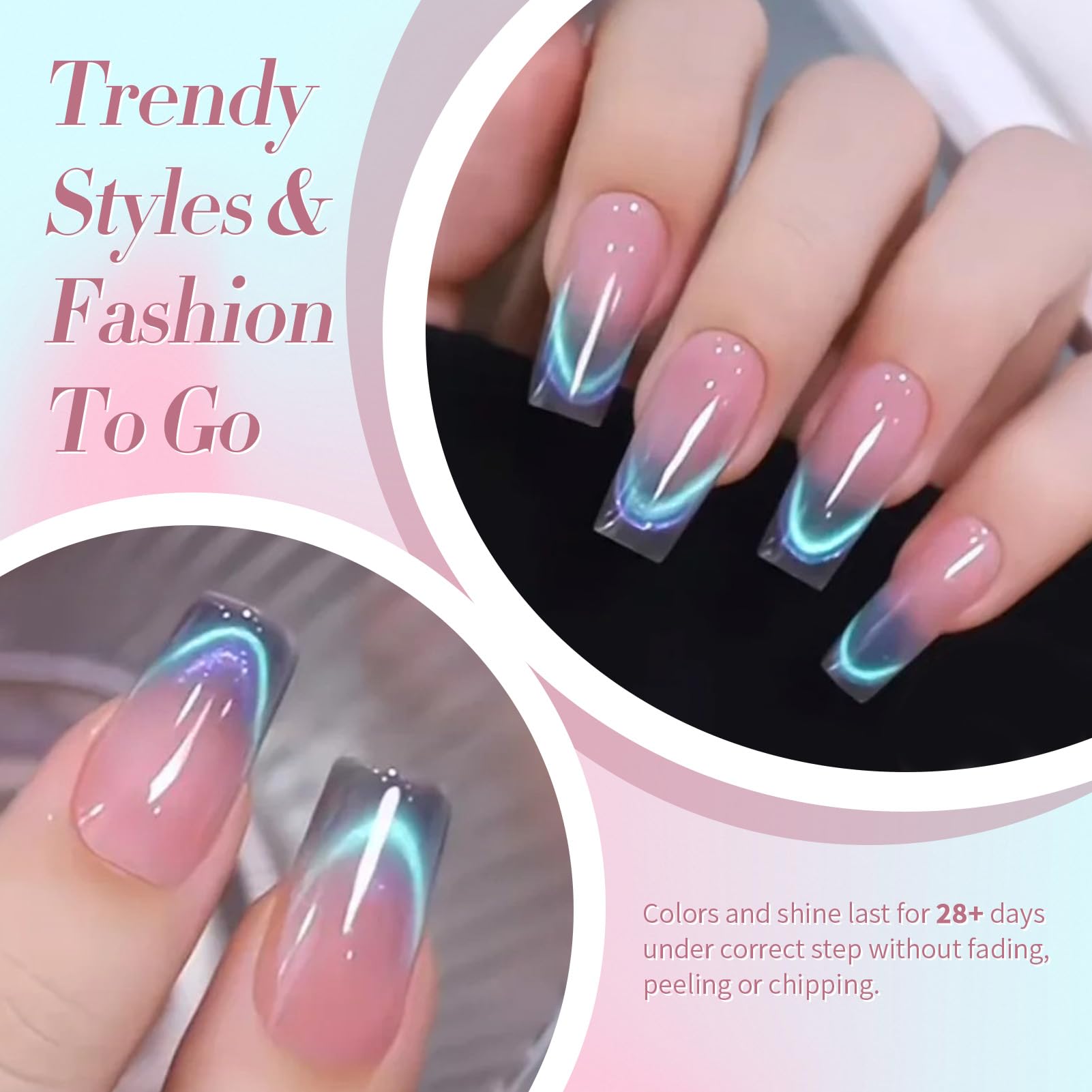 Born Pretty Low-odor formula provides a comfortable at-home manicure.