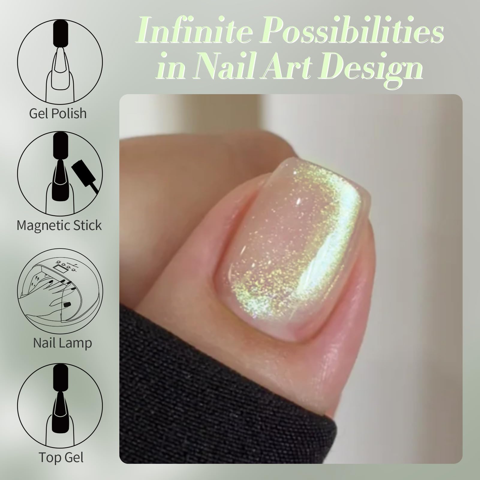 Born Pretty low-odor healthy gel formula for comfortable nail wear.