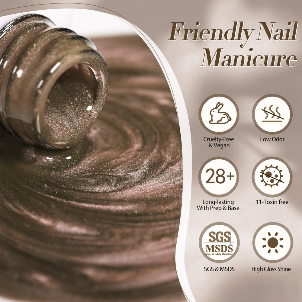 Born Pretty low-odor formula keeps nails comfortable during wear and daily activities.