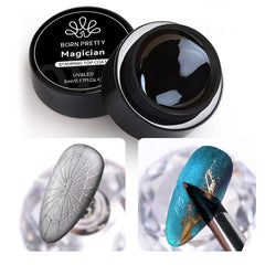 Born Pretty Magician Stamping Top Gel bottle closeup showing a glossy finish.