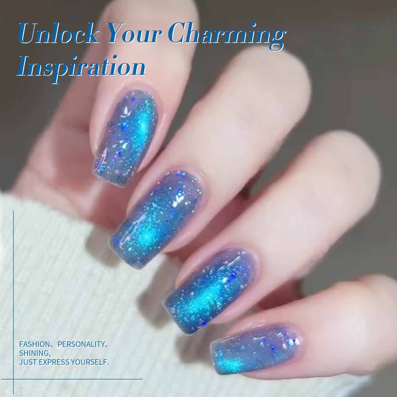 Born Pretty magnetic gel polish for creative nail art styles