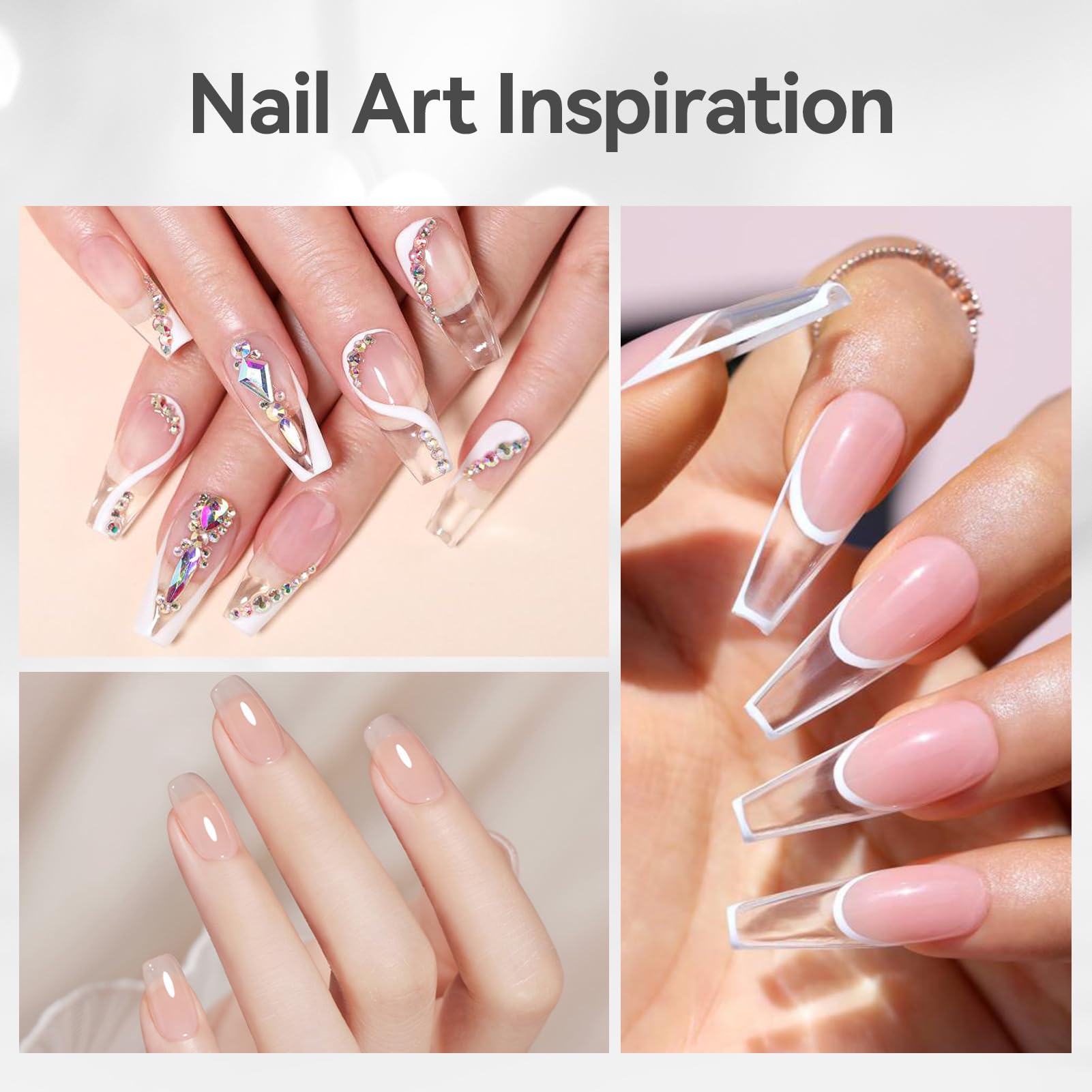 Sleek manicure finish after curing with Born Pretty Builder Gel