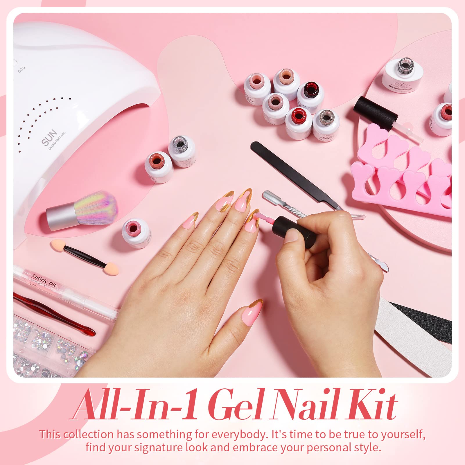 Matte top coat adds velvety finish to gel nails