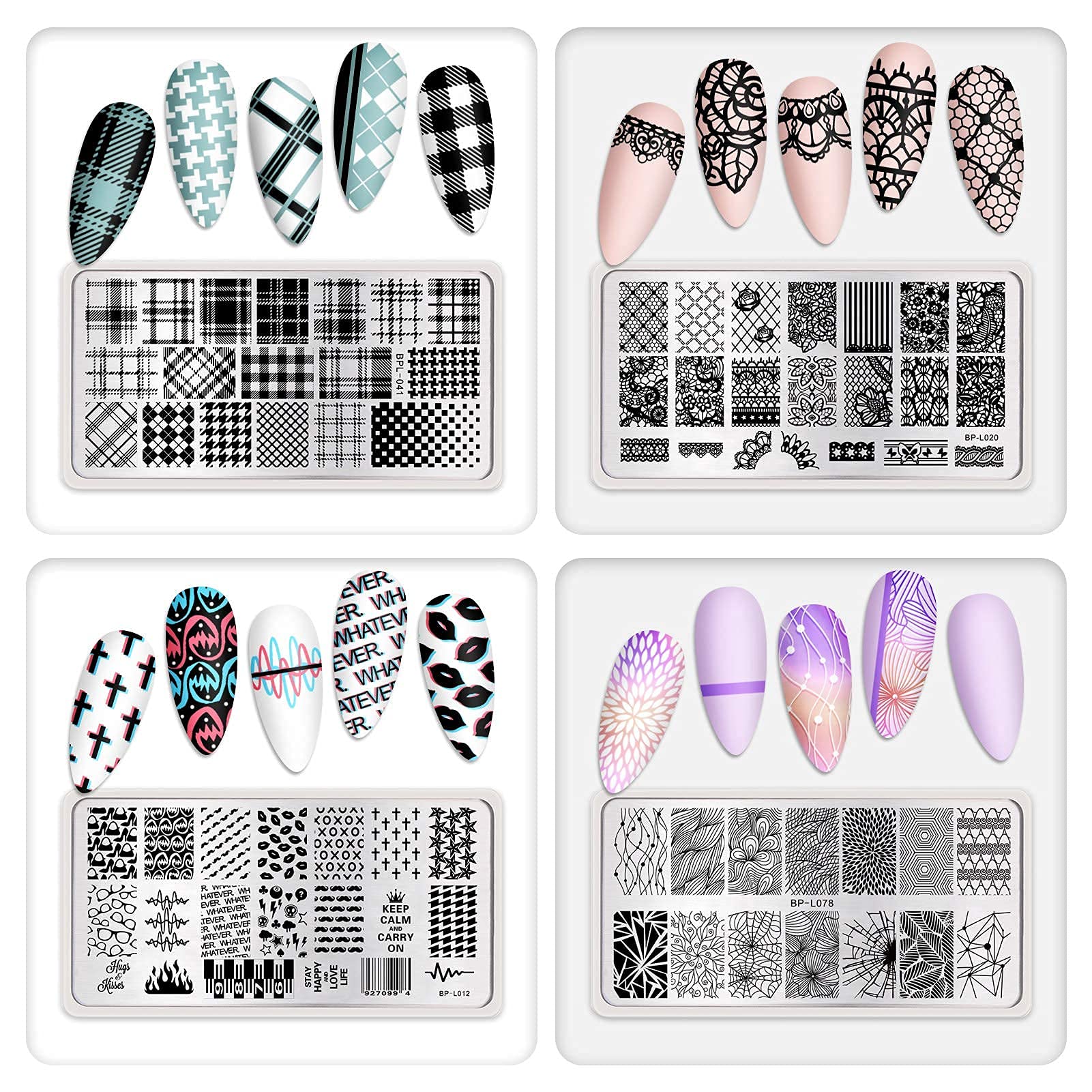 Born Pretty mixed patterns stamping plate for versatile options