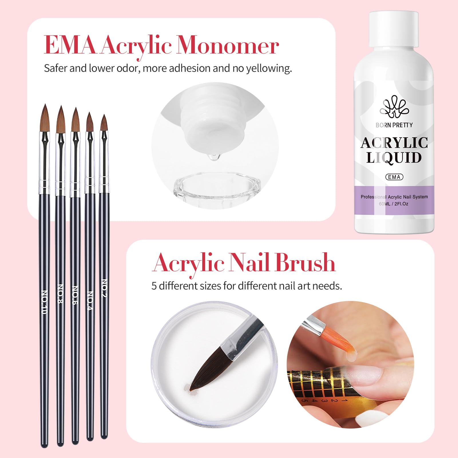 Born Pretty nail bits set offers varied shapes for precision filing