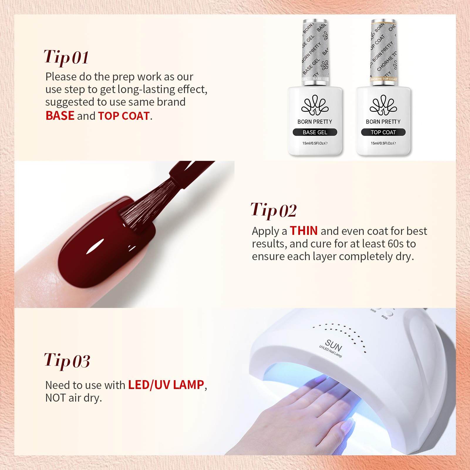 Born Pretty nail color finish ideal for DIY home manicures