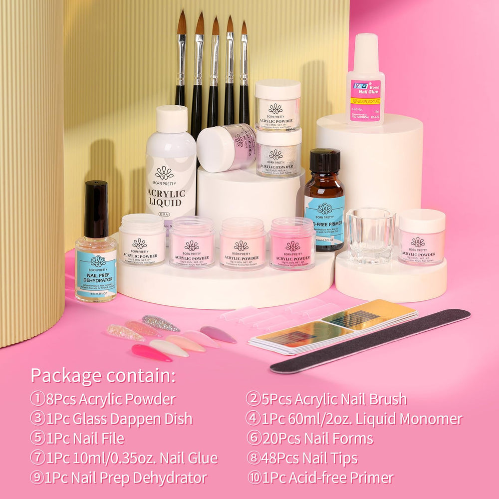 Born Pretty nail file and tools for shaping and finishing nails.