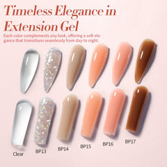 Born Pretty base and top coat pack provides durable, glossy finishes.
