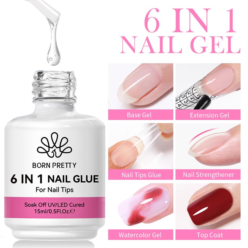 Born Pretty 6-in-1 system complete look for DIY nails