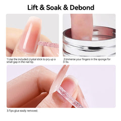 Cuticle stick included with Born Pretty remover for precise application