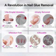 Dropper cap enables controlled, mess-free use of Born Pretty remover