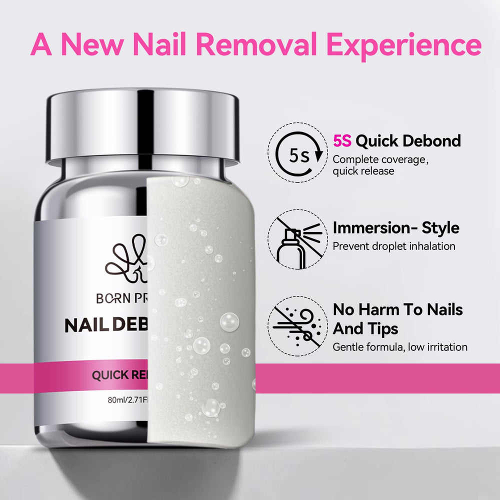Born Pretty remover uses smart sponge for precise, drip-free cleaning
