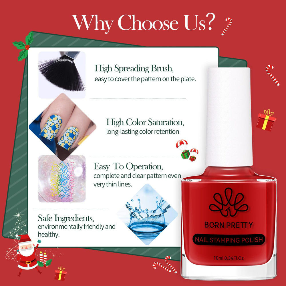 Born Pretty non-toxic ingredients support safe, vibrant nail art.