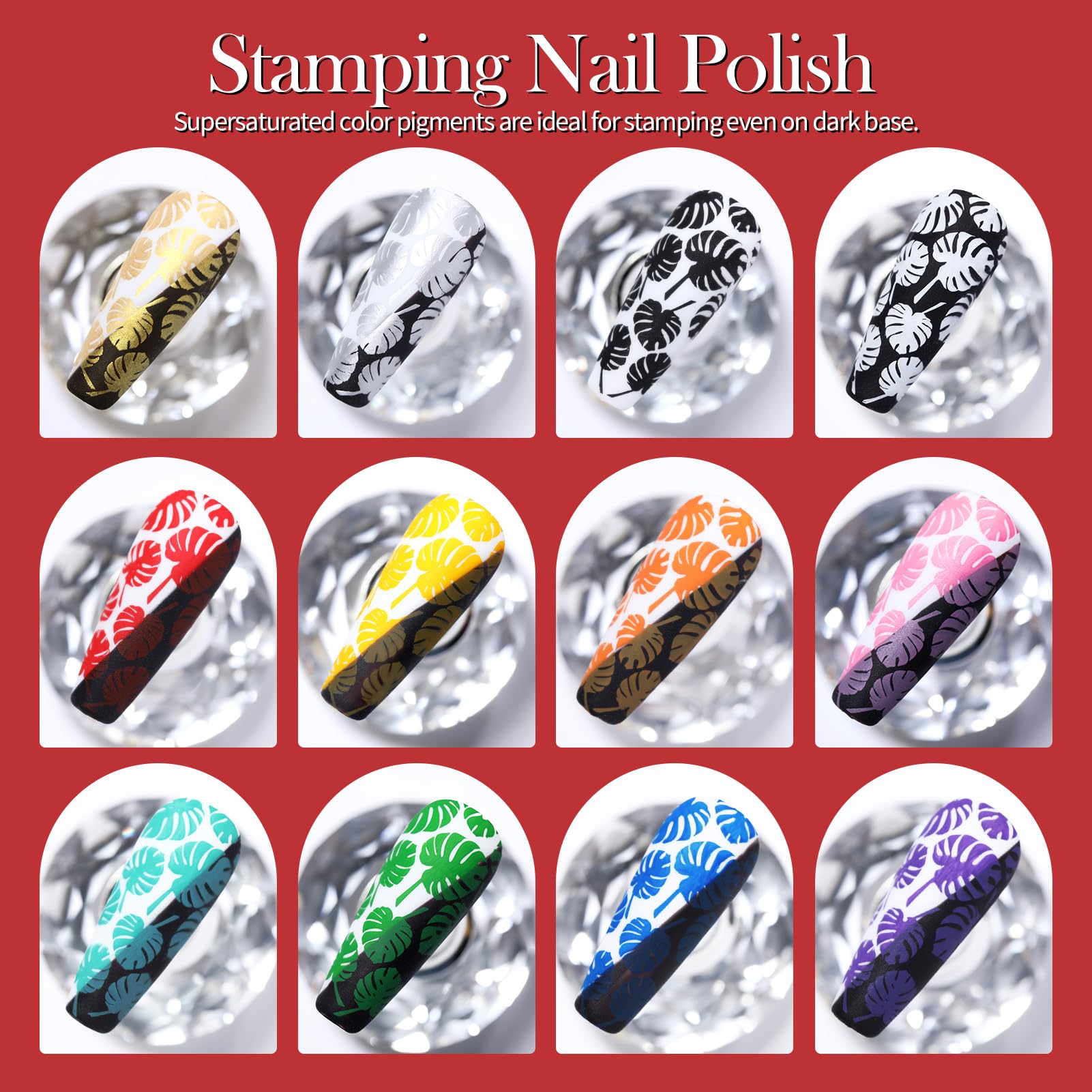 Born Pretty opaque transfer polish delivers crisp designs on nails.