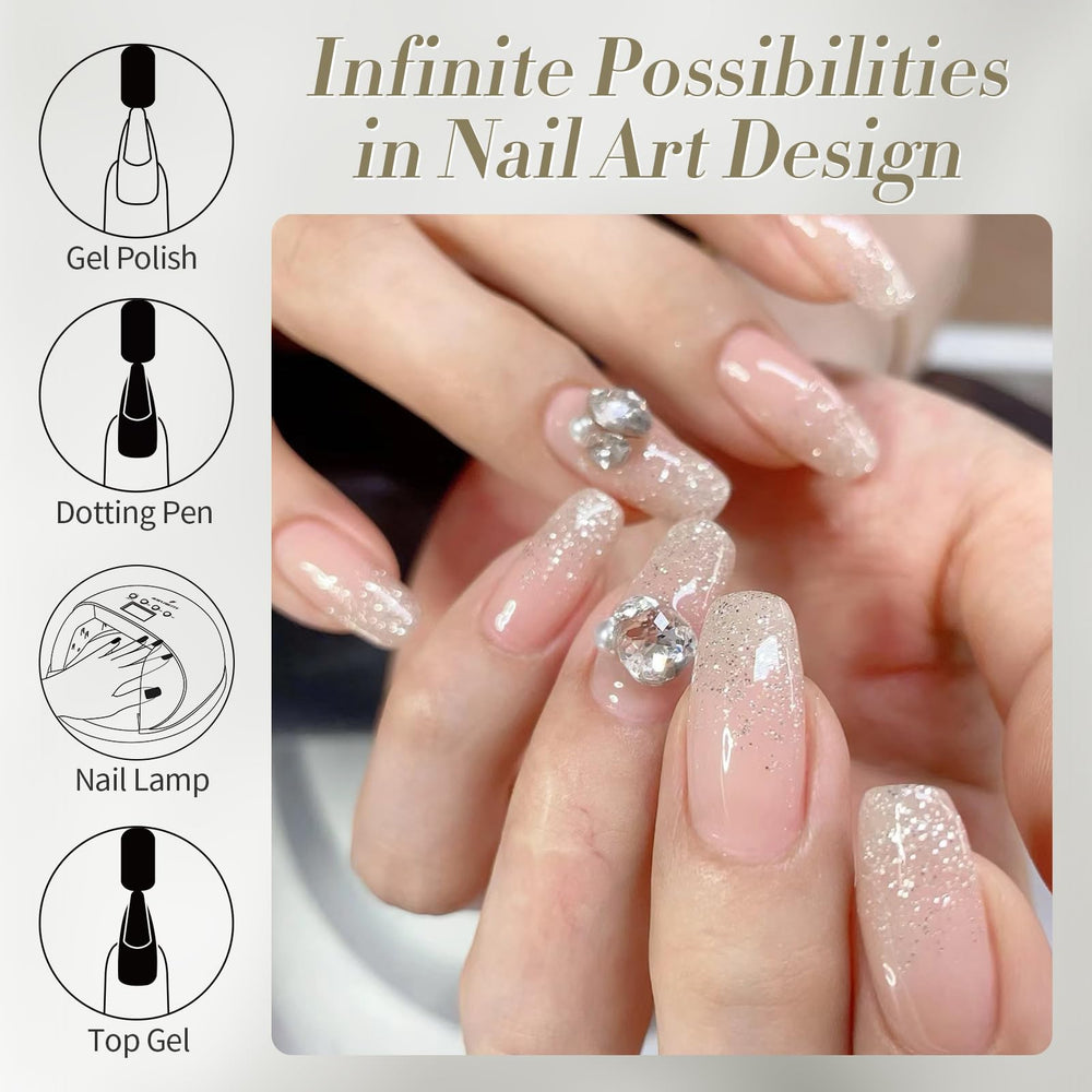 Born Pretty nano-tech glitter pigments create dynamic color shifts in light