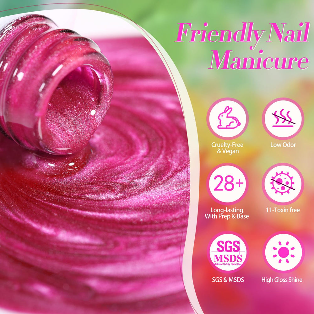 Born Pretty neon gel finish delivers glossy vitality