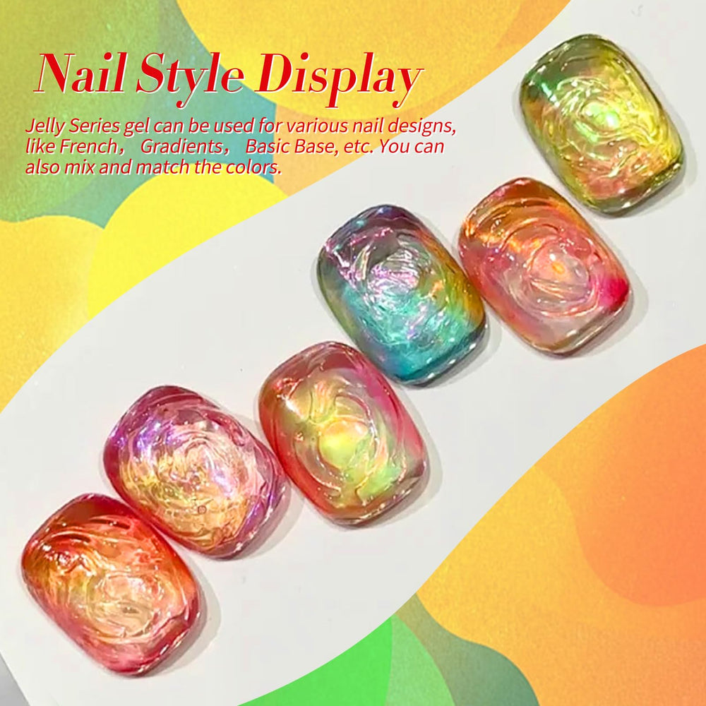 Born Pretty Neon Jelly Blue bottle for a vivid gel finish
