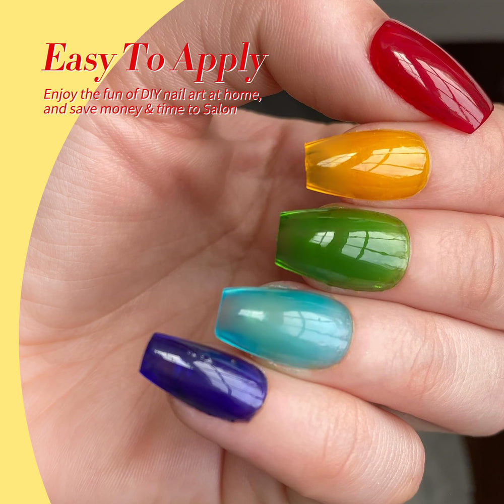 Born Pretty Neon Jelly Yellow bottle for bright nails