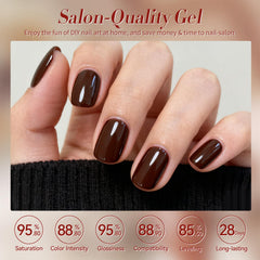Born Pretty nude gel khaki bottle emphasizes warm nude tones for chic nails.