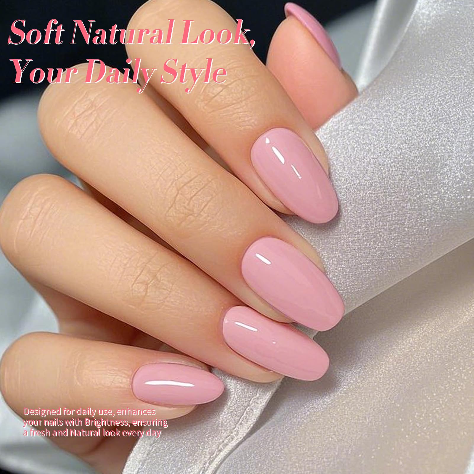 Born Pretty pink gel polish swatch demonstrates smooth one-stroke color payoff.