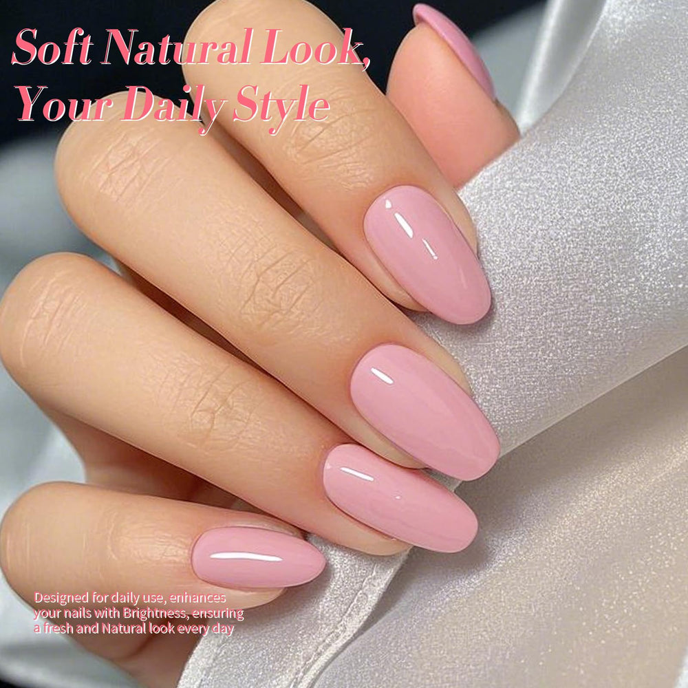 Born Pretty pink gel polish swatch demonstrates smooth one-stroke color payoff.