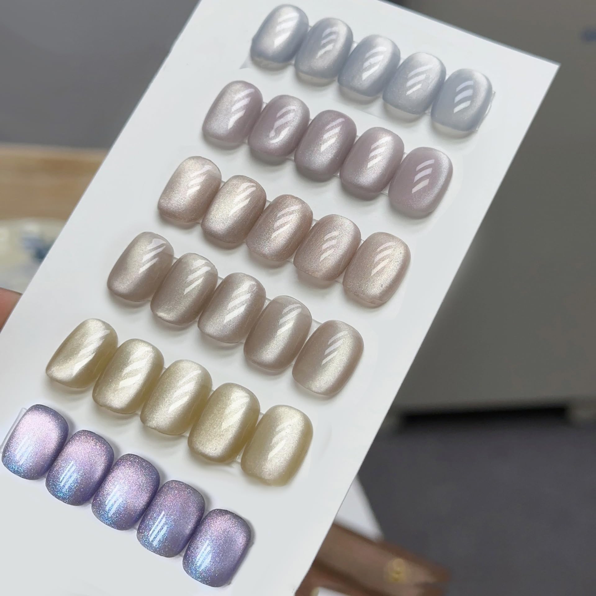 Born Pretty gift-ready gel nail kit packaging with six bottles for at-home manicures.