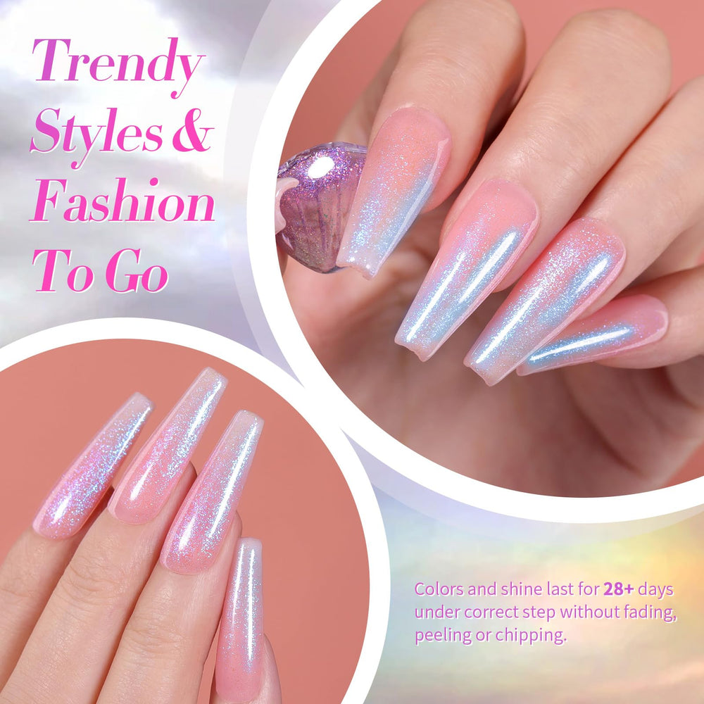 Born Pretty Pearl Gel Nail Polish Base/top coat boosts shine.