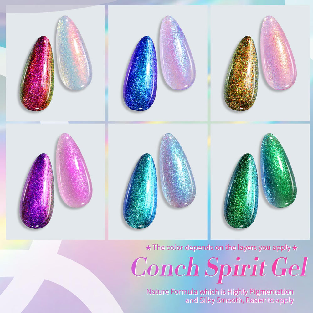 Born Pretty Pearl Gel Nail Polish Chameleon Gel color-shift finish.