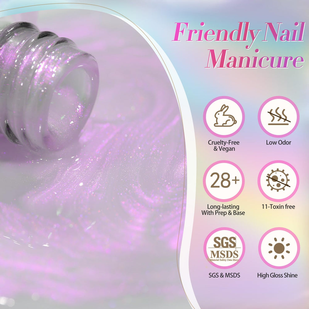 Born Pretty Pearl Gel Nail Polish Gift-ready collection.