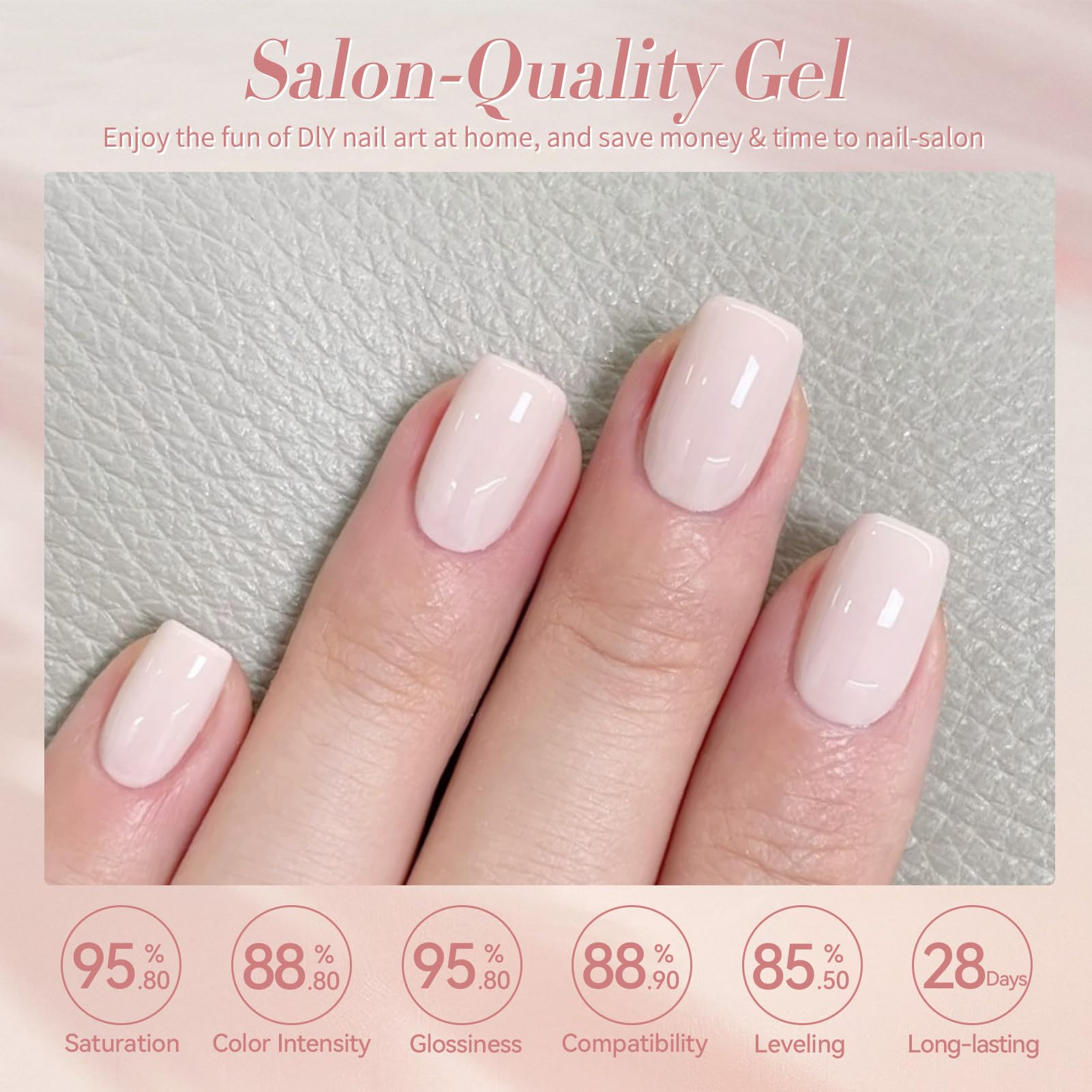 Autumn and winter gift-ready packaging for Born Pretty nude gel polish.