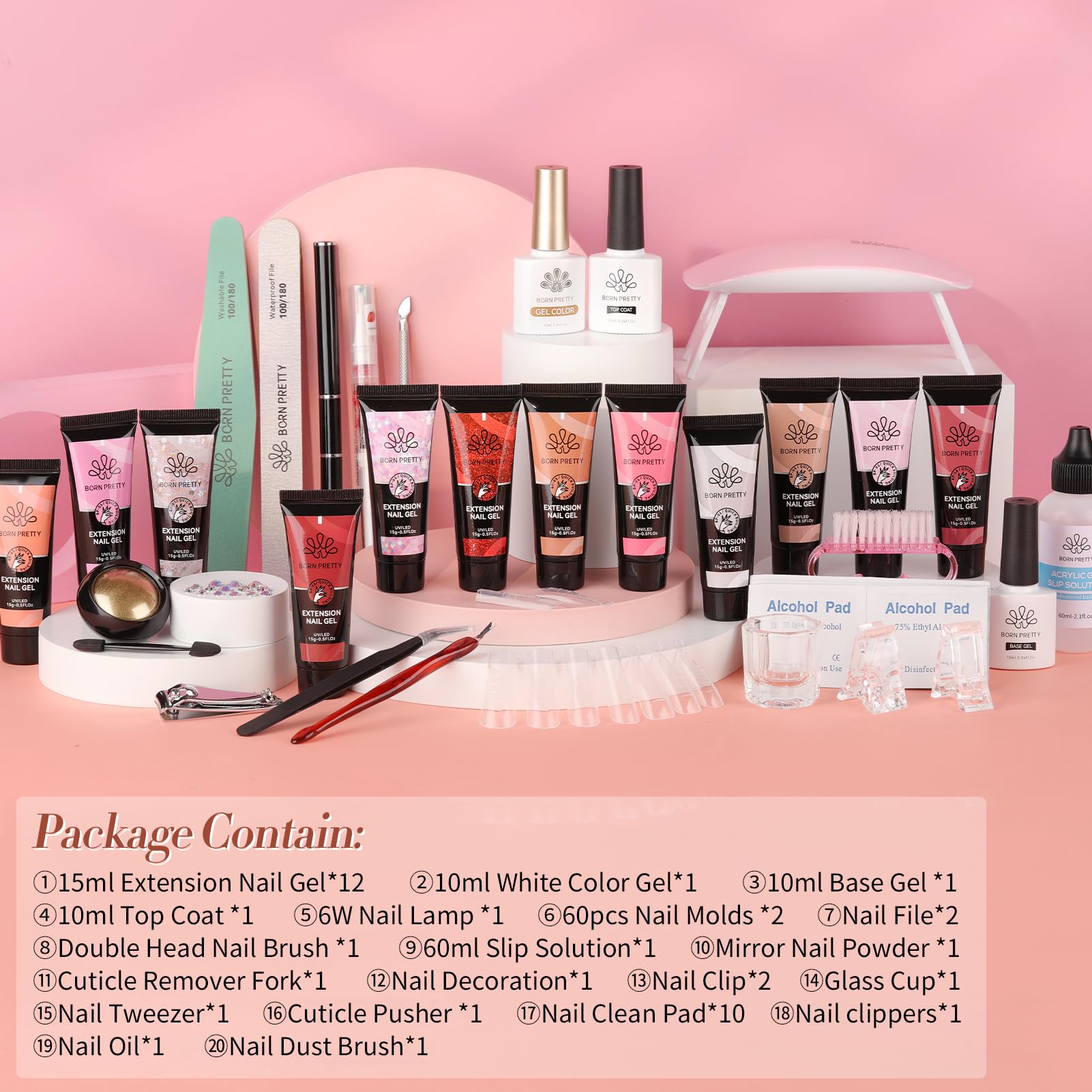 Buffer file helps prep nails for optimal adhesion.
