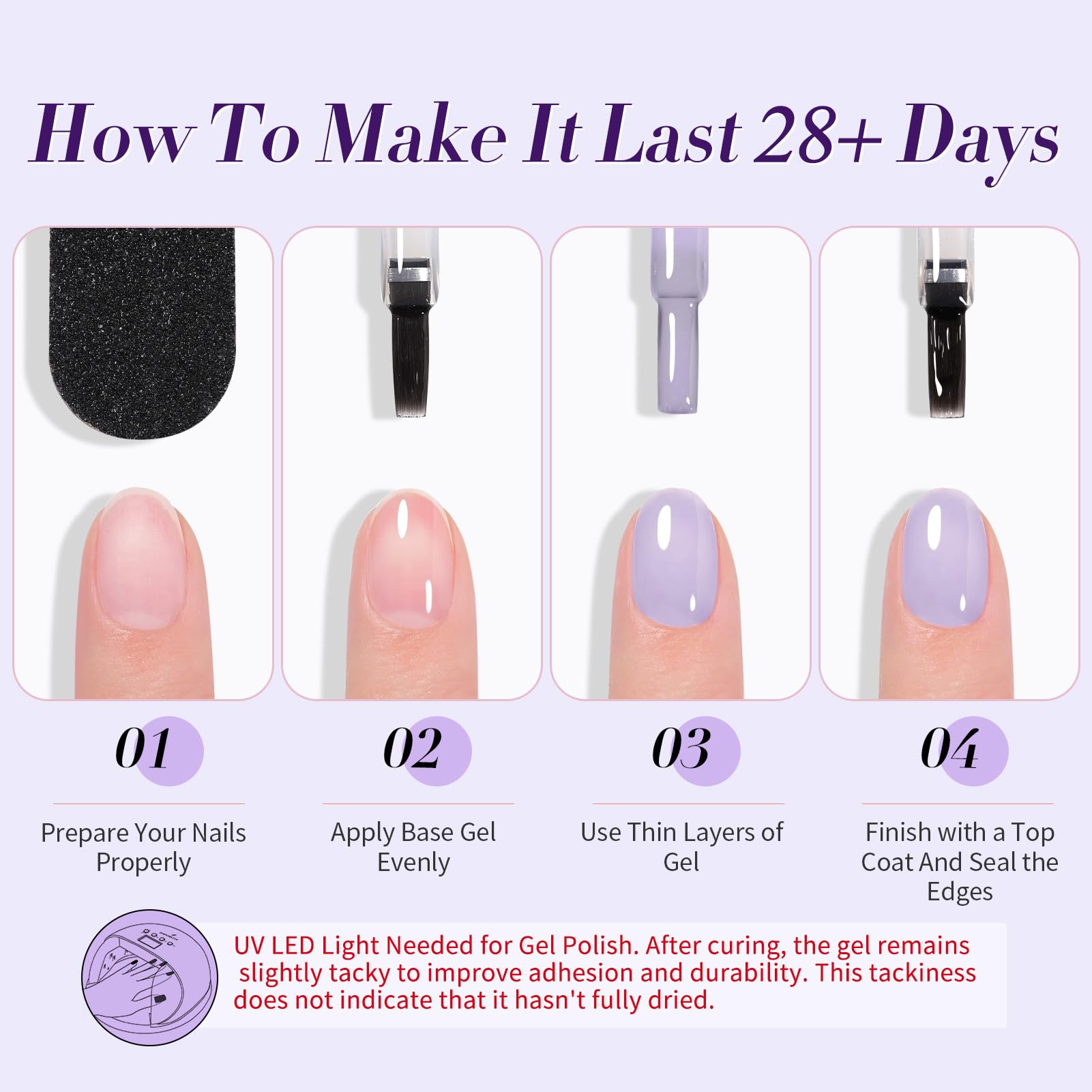 Born Pretty six-color kit offers versatile options for day-to-night looks.