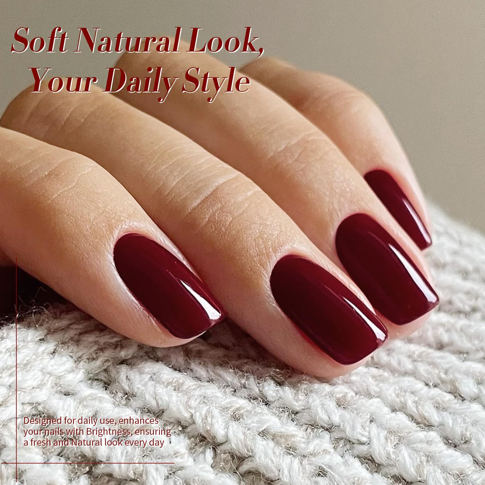 Born Pretty red gel nail polish set Bloody Mary glitter shade adds sparkle.