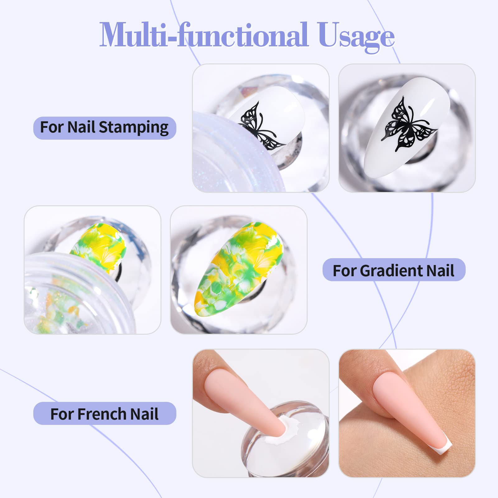 Born Pretty 3-piece scraper set helps cleanly remove excess polish.