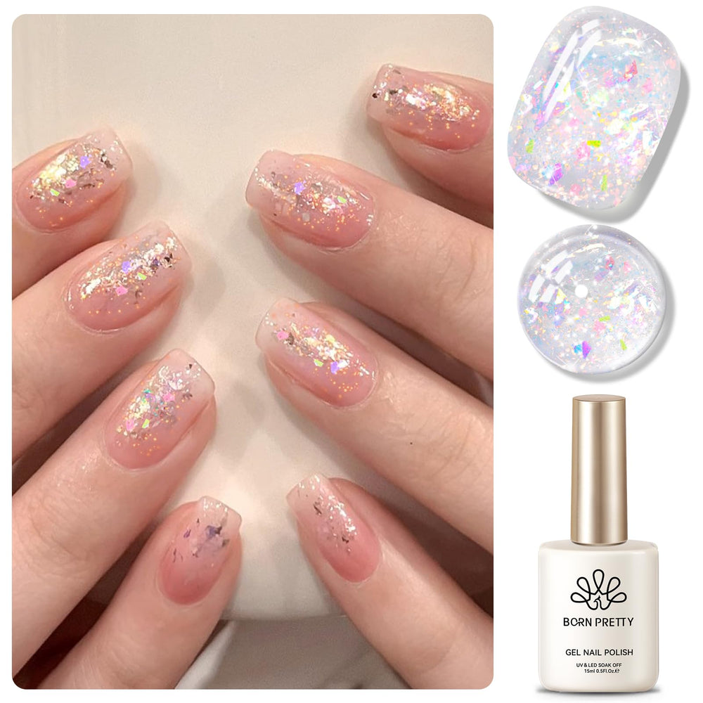 Born Pretty shake-before-use reminder indicating pigment suspension