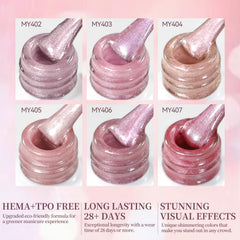 Born Pretty Shimmer Magnetic Eye Polish bottle highlights magnetic shift for luminous finishes