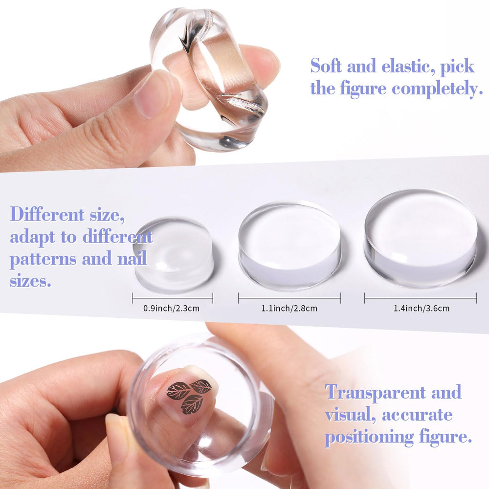 Born Pretty long & short stampers enhance French manicure versatility.
