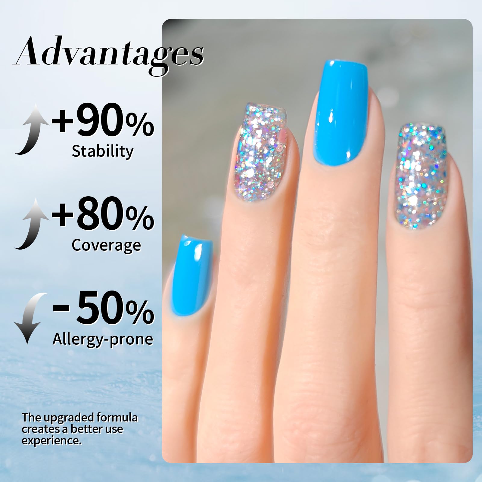 Born Pretty stir-before-use instruction to ensure pigment evenness