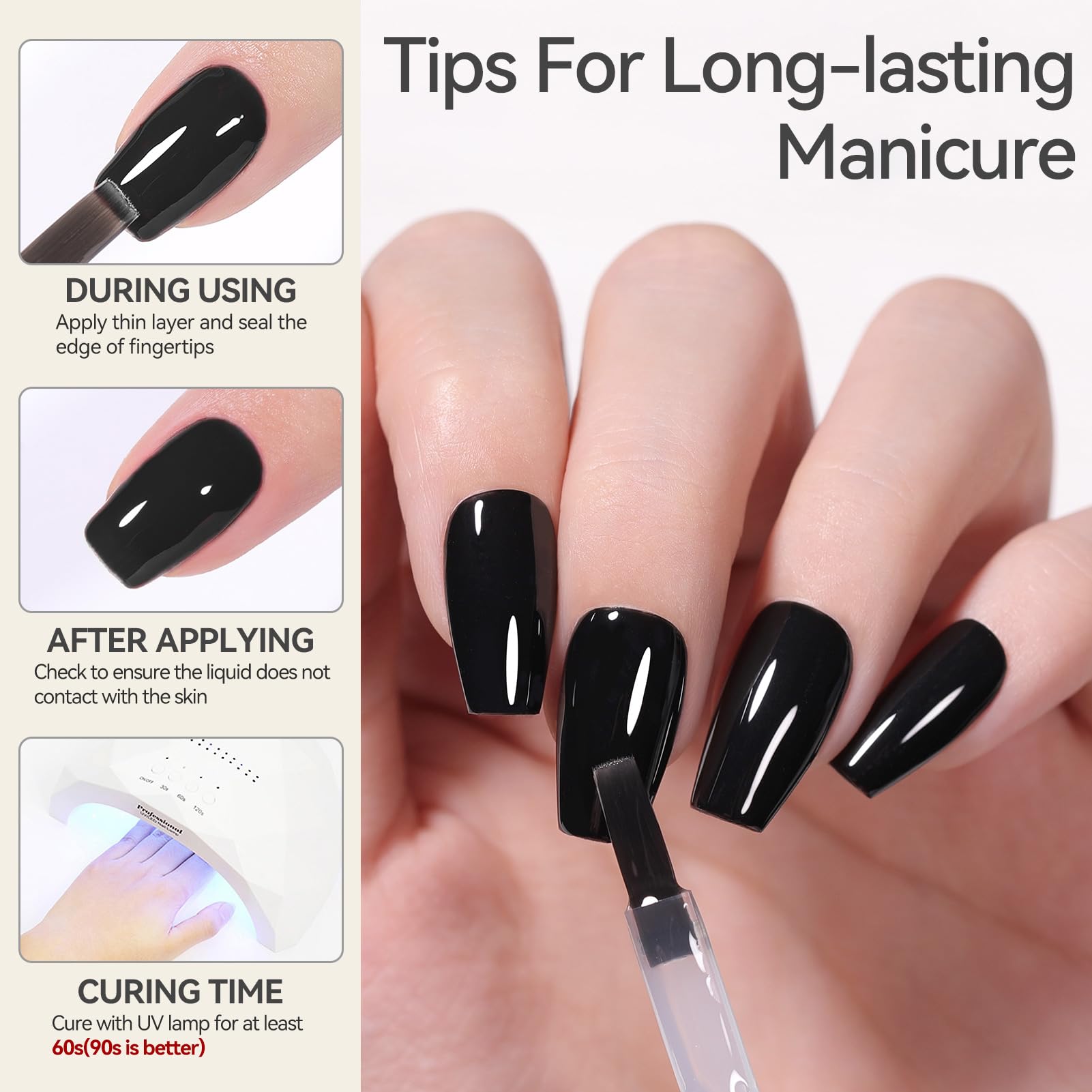 Born Pretty Top Gel has smooth viscosity for easy, controlled application.