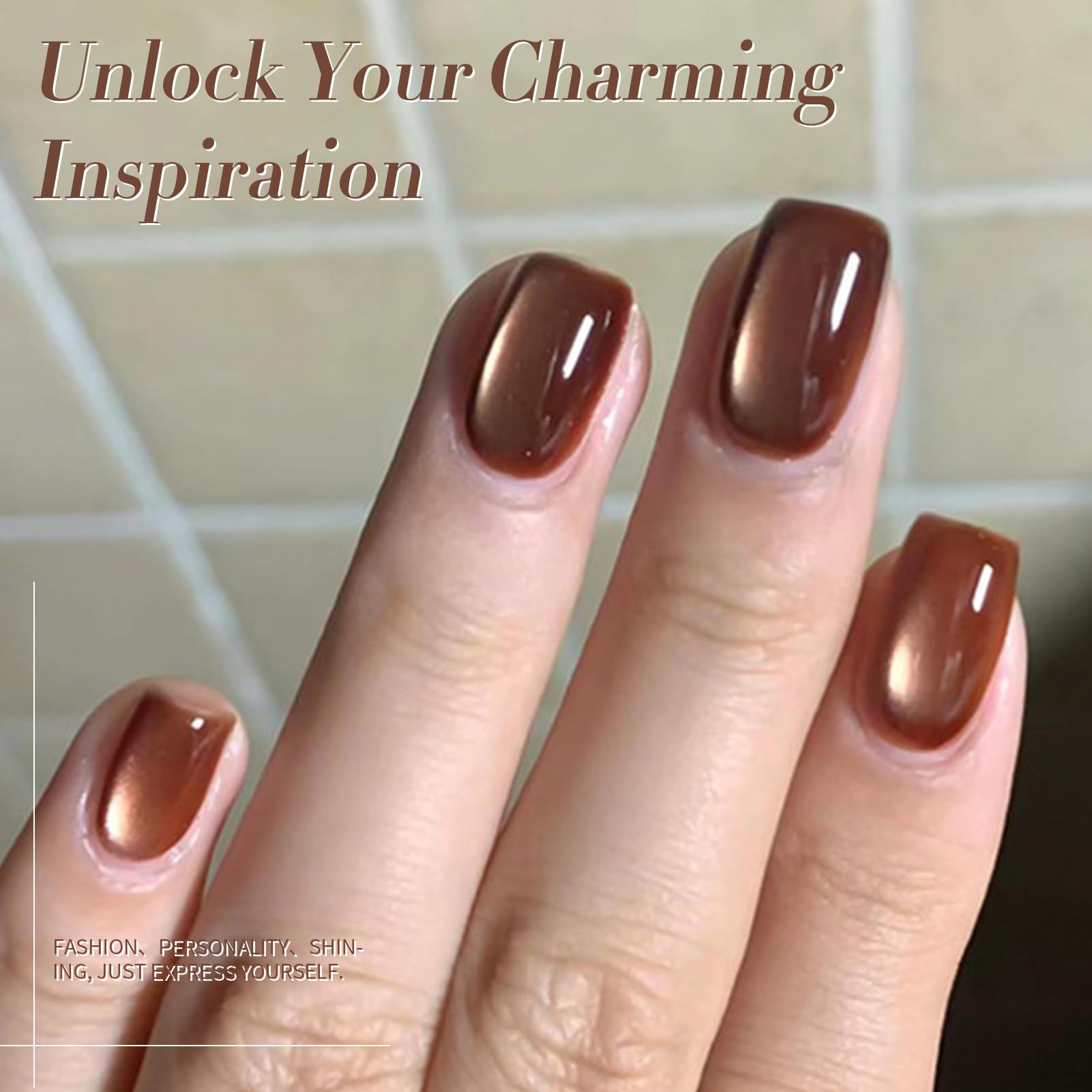 Born Pretty magnetic gel under UV/LED cures quickly for durable results.