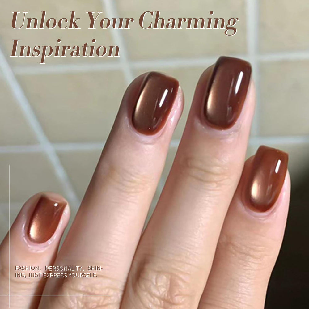 Born Pretty magnetic gel under UV/LED cures quickly for durable results.