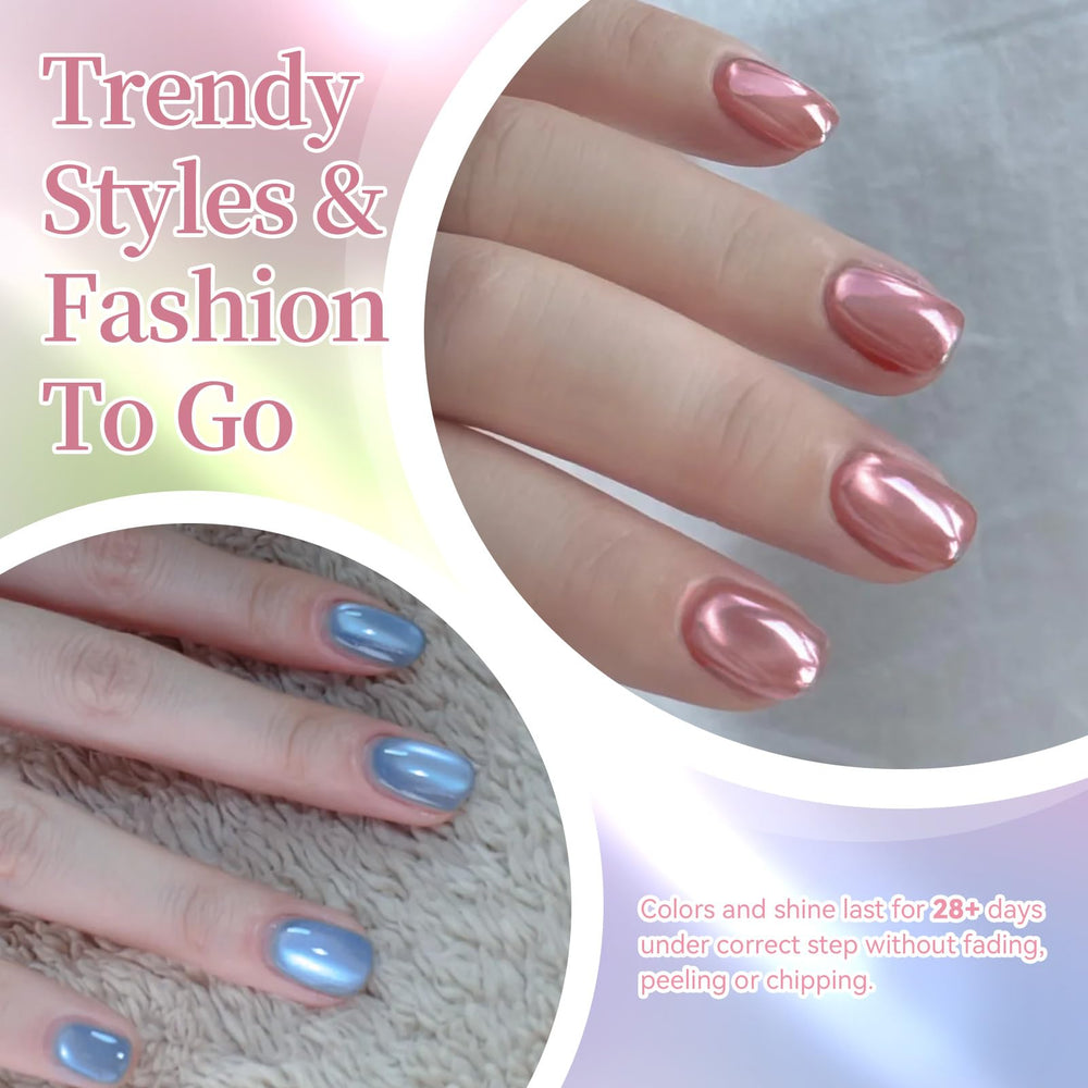 Born Pretty UV/LED curing compatible gels cure quickly for salon-like results.
