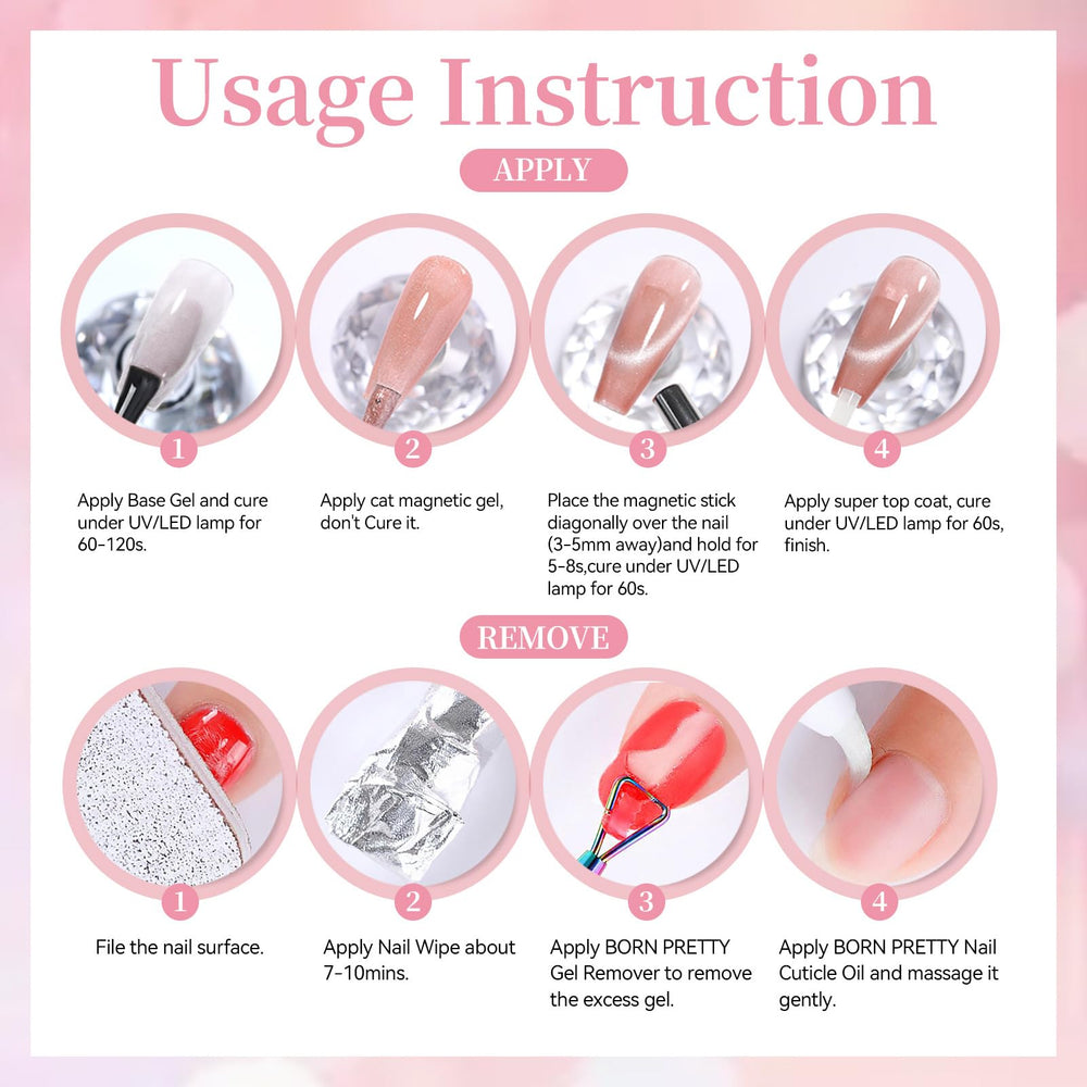 Born Pretty UV Gel Polish bottle offers long wear and high-gloss finish
