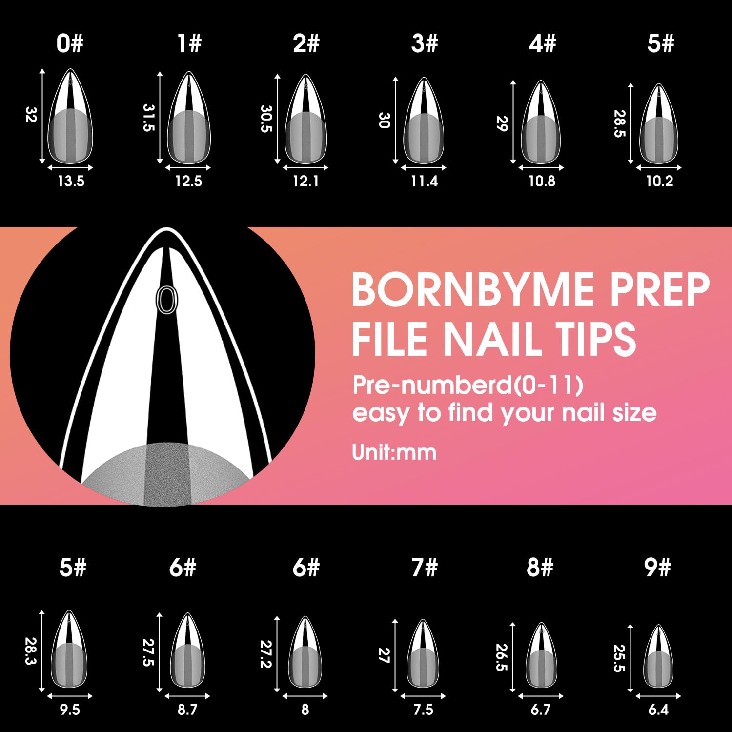 Bornbyme ultra-thin root tips provide a natural-feeling extension.